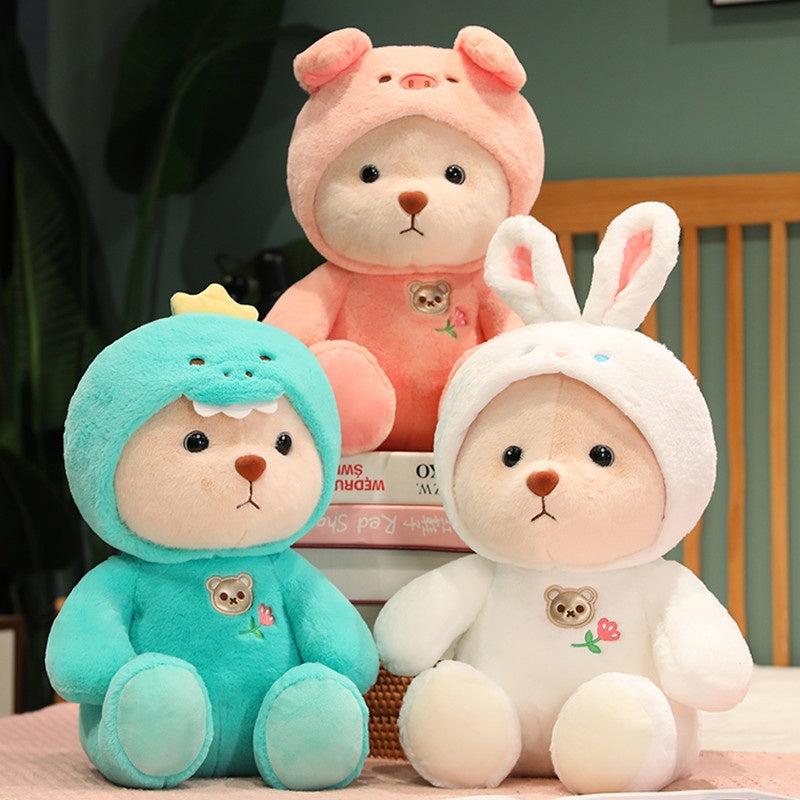 Aixini Cute Bear with Removable Hoodie Plush Toys – AIXINI