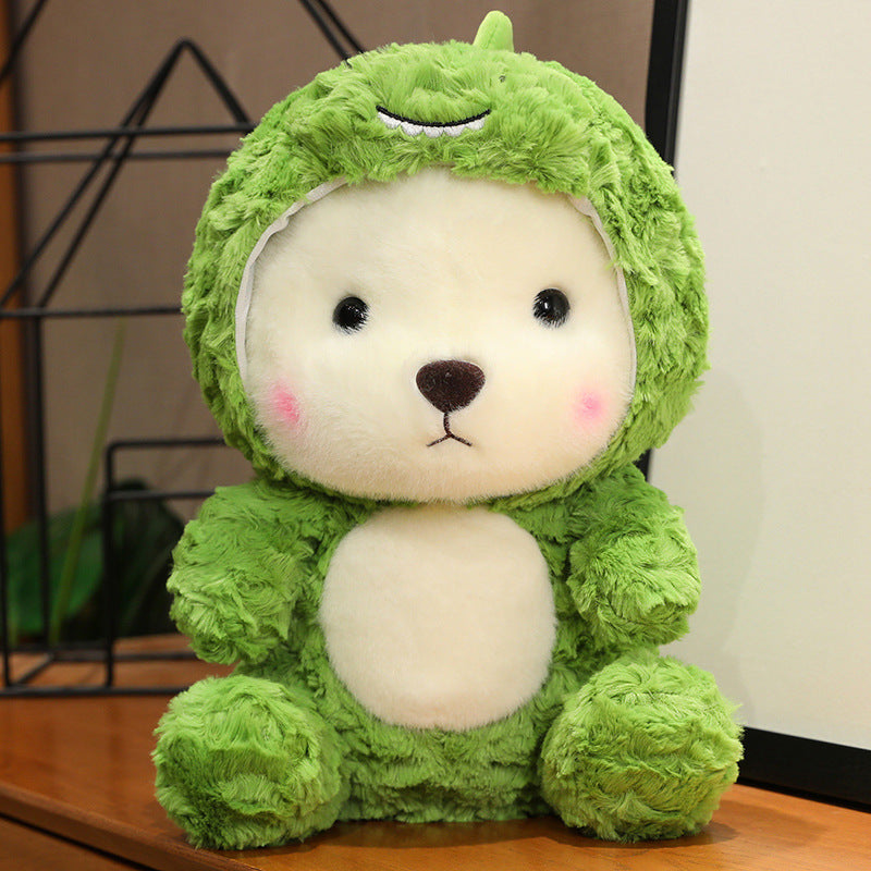 Funny and Cute Transforming Dinosaur,Frog Teddy Bear - Aixini Toys