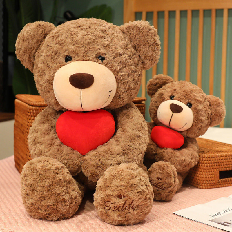 Heart-hugging Teddy Bear Plush Doll Birthday Gift