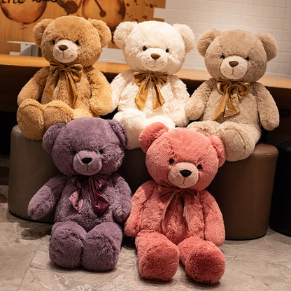 Khaki - New Hugable Bear Mille Big Bear Doll Sleeping Plush Toy Birthday Gift Amazon Hairy Doll