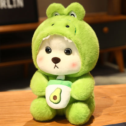 New Funny and Cute Transforming Boba Tea Teddy Bear - Aixini Toys