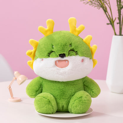 23 CM / 9 inch Cute and cute plush toy small dinosaur doll claw machine small doll birthday gift for children and girls