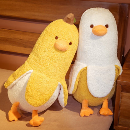 Funny banana friend duck banana duck pillow doll plush toy doll cushion cloth doll gift for girls