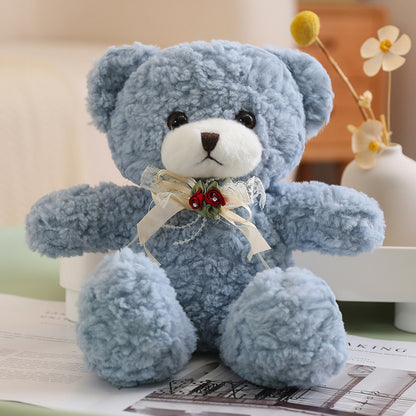 13'' Soft Flower Bow Tie Teddy Bears for Valentine's Day Gift -Aixini Toys