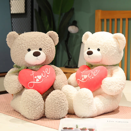Cute Chubby Heart Love Teddy Bears Valentine's Day Gifts for Her - Aixini Toys