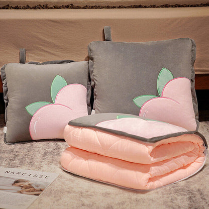 45 CM / 18 inch Multifunctional quilt pillow two-in-one air conditioner quilt office nap pillow folding thickened car summer cooling quilt