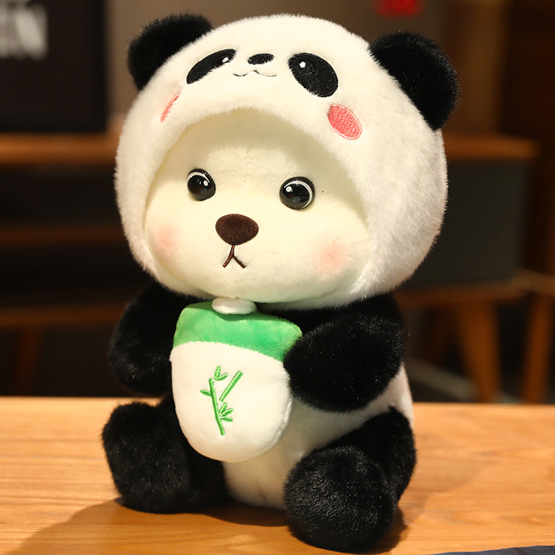 New Funny and Cute Transforming Boba Tea Teddy Bear - Aixini Toys