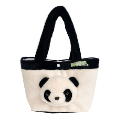 22 CM / 9 inch Cute White Panda Doll Cartoon Messenger Bag Large Capacity One Shoulder Children's Gift Wholesale Japanese Girl