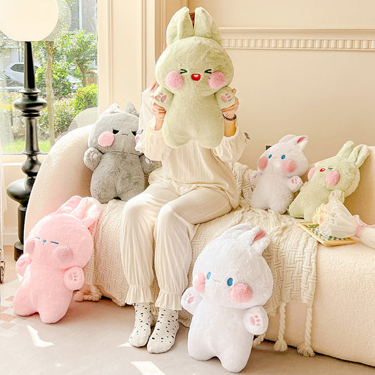 Cute and Soft Stuffed Rabbit Doll Pillows- Aixini Toys