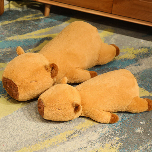 Cute Lying Capybara Plush Pillow - Aixini Toys