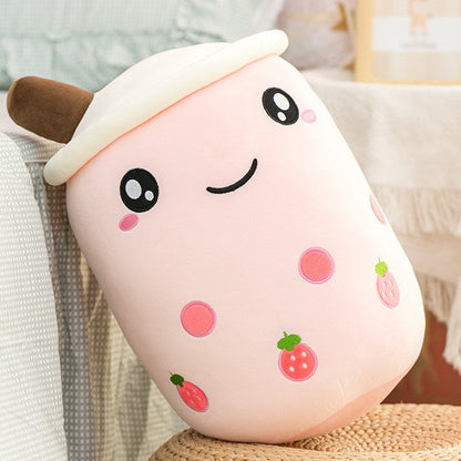 Aixini Cute Boba Plush Stuffed Bubble Tea Milk Boba Tea Cup Pillow