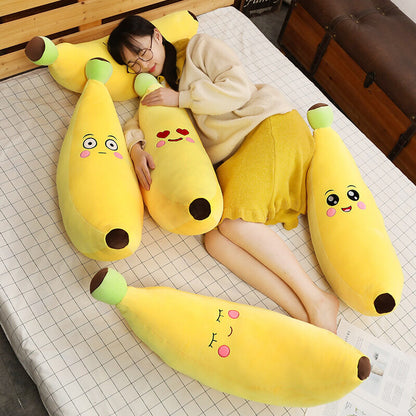 Aixini Plush Banana Pillows Stuffed Fruit Super Soft Toys