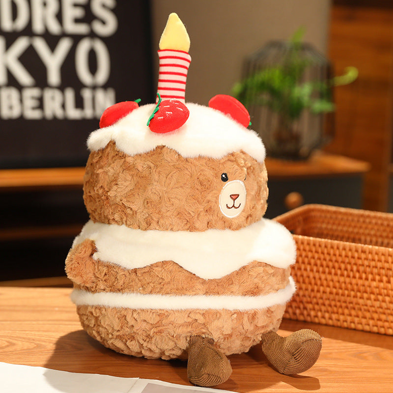 Cute Birthday Cake Bears Plush Toys Gifts - Aixini Toys