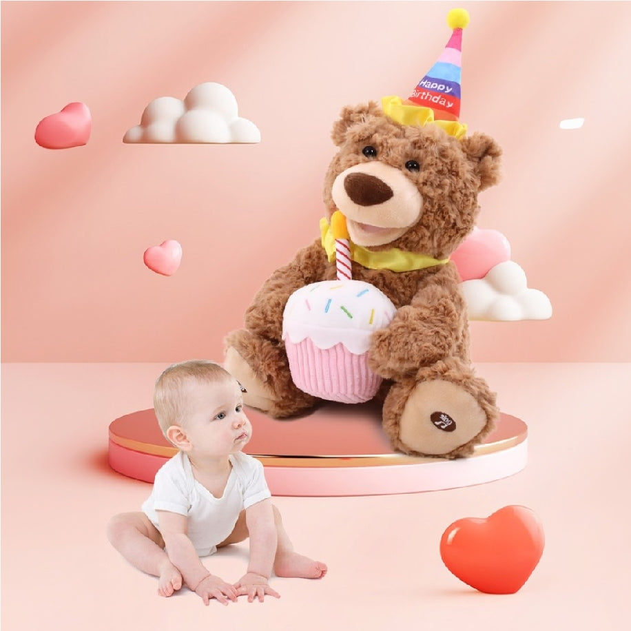 Cute Singing and Talking Birthday Teddy Bears Gifts - Aixini Toys