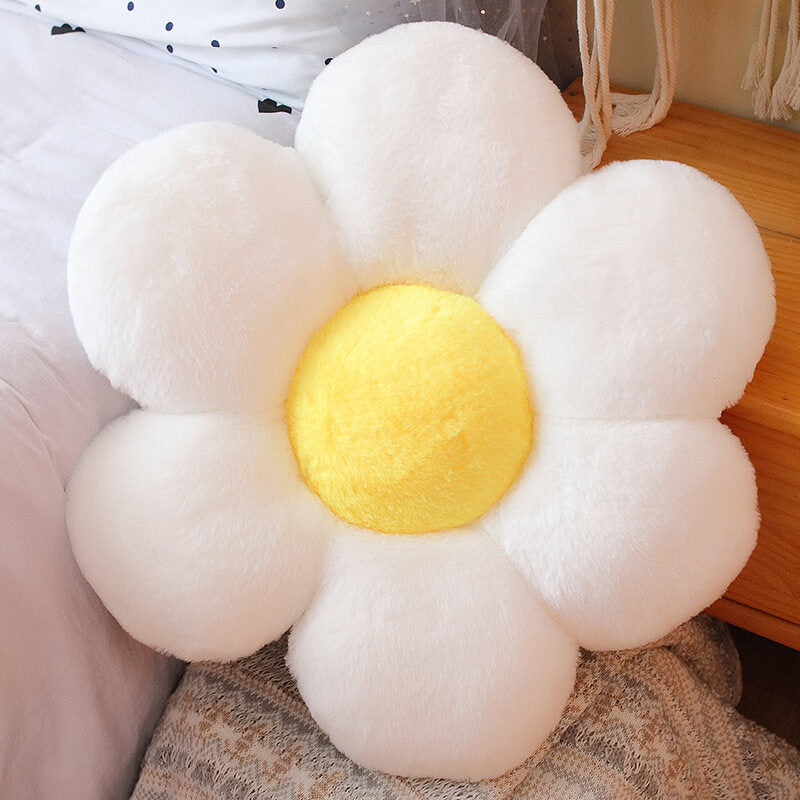 Aixini Flower Plush Throw Pillows, Flower Floor Pillow Seating Cushion Toy