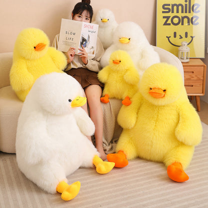 Big Size Funny and Soft Stuffed Animals Yellow Duck Doll - Aixini Toys