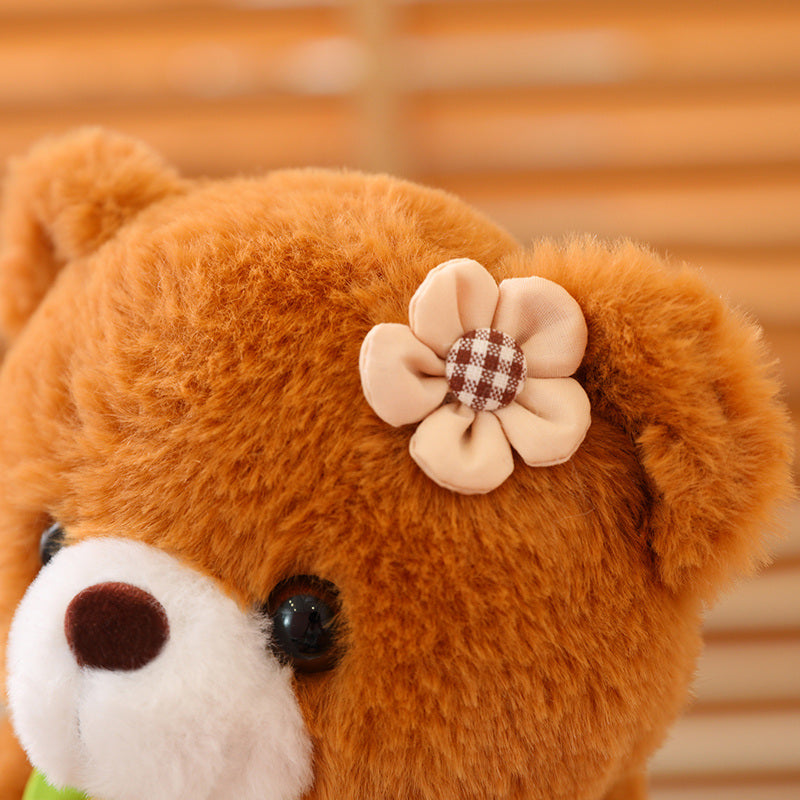 7.9" Aixini Flower Christmas Teddy Bears Gift for Birthday Wedding Party