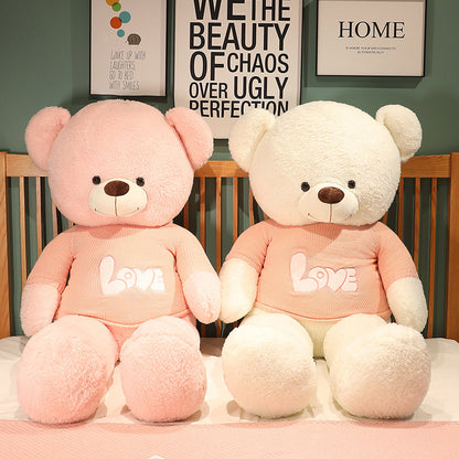 Soft Giant Love Teddy Bears with Sweater Valentine’s Day Plush - Aixini Toys