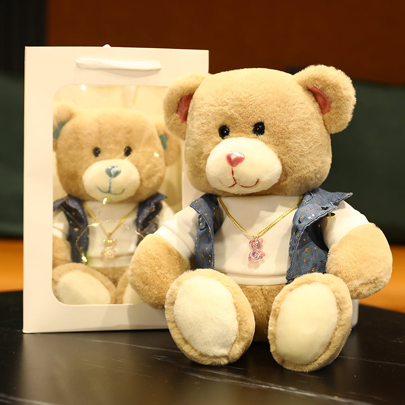 Aixini Jacket Teddy Bear Plush with light strip