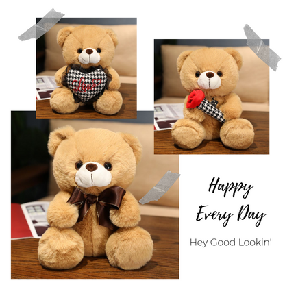 10" Aixini Plush Rosy Teddy Bears ,  Gift for Birthday Wedding Party