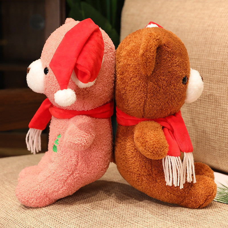 Cute and Soft Lucky Christmas Teddy Bears Plush Toys - Aixini Toys