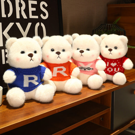 New Funny Cute Soft Huggable Plush Sweater Christmas Teddy Bears - Aixini Toys