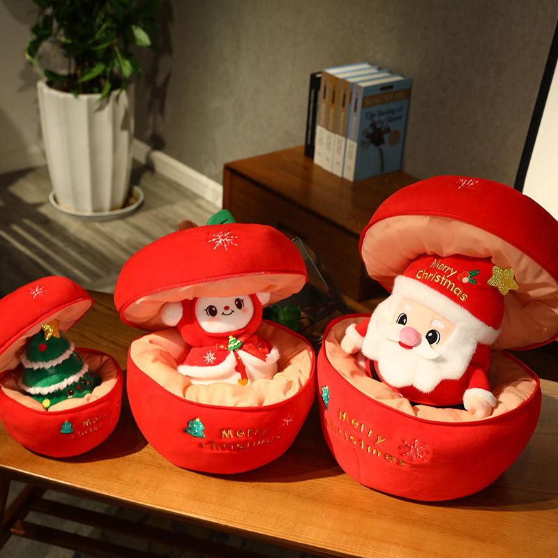 Aixini 2024 Cute Christmas Peace Fruit Christmas Plush Toys