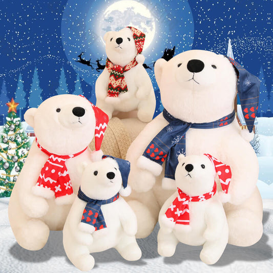 Aixini Christmas Polar Bear Plush 