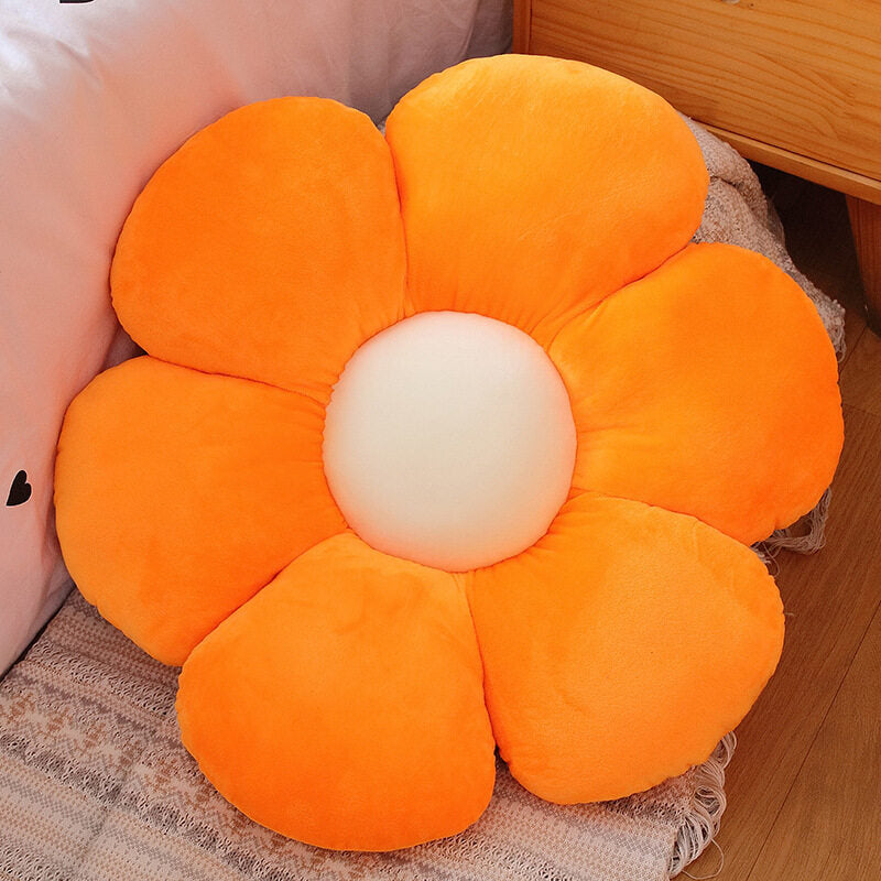 Aixini Flower Plush Throw Pillows, Flower Floor Pillow Seating Cushion Toy