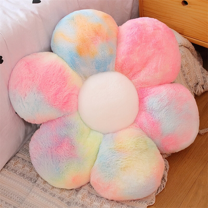 Aixini Flower Plush Throw Pillows, Flower Floor Pillow Seating Cushion Toy