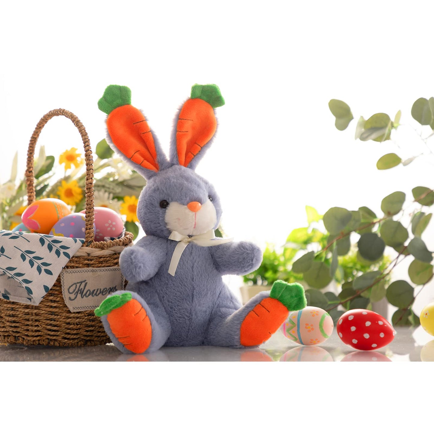 40 CM / 20 inch Easter gift bunny plush toy cute carrot rabbit doll children's toy cartoon bunny
