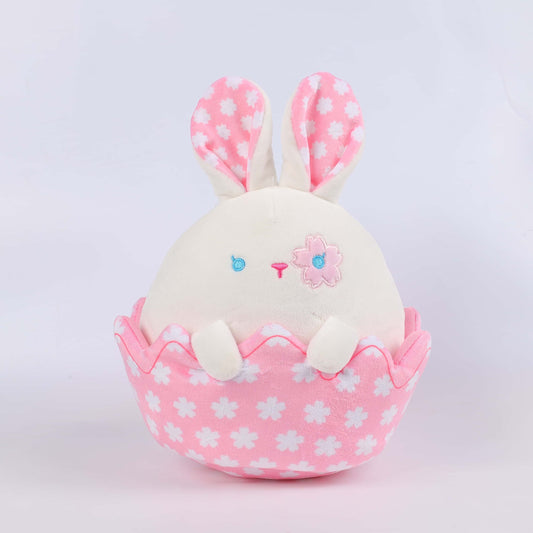 28CM / 11 inch White rabbit egg plush toy