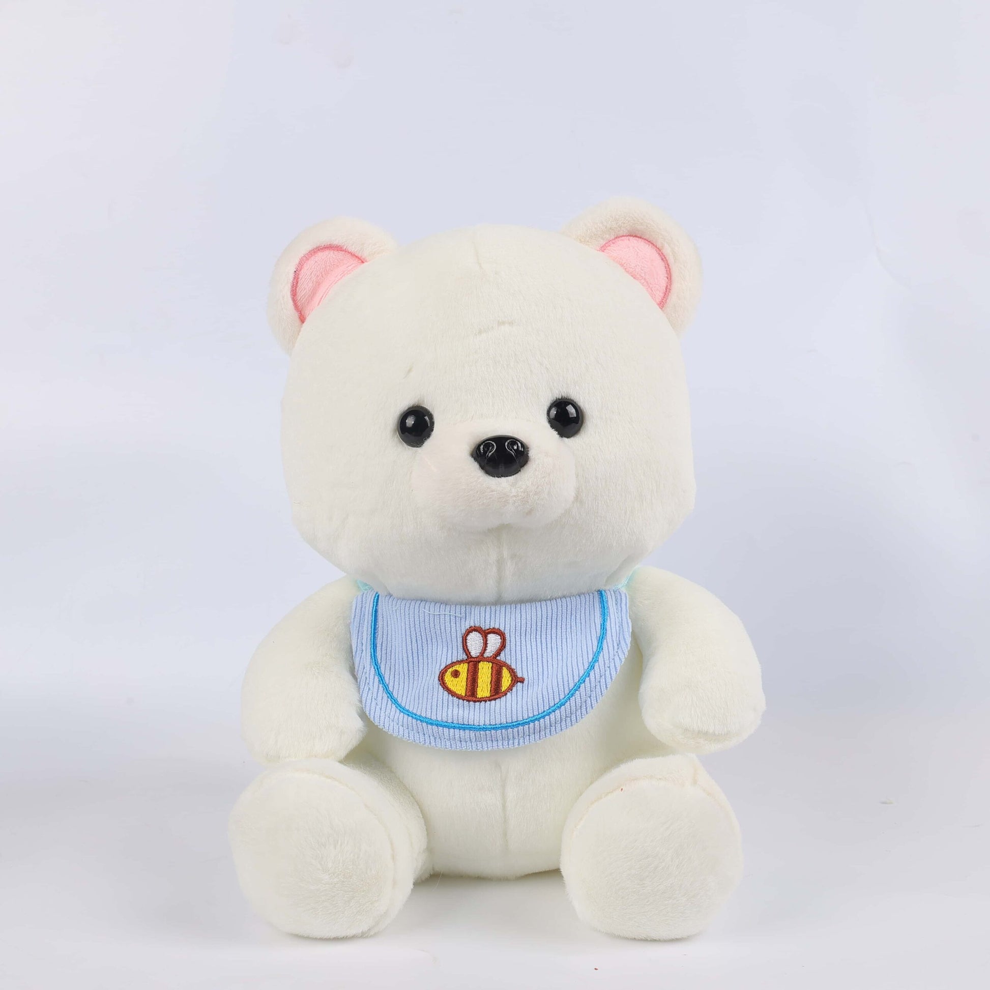 White bear baby plush doll