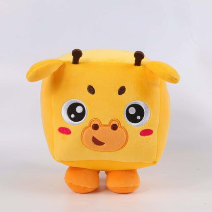 「Debut Sale」Cube Animal Plushie 1 Square Cube Dog Pig Cow Animal Toy  （Pre-order） - Aixini Toys