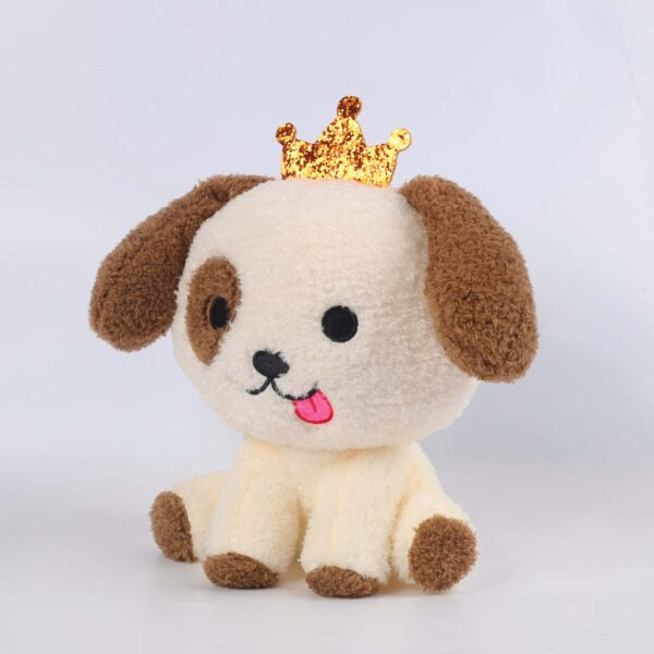 「Debut Sale」22CM / 9 inch Crown Plushie Series 2 Cute Soft Crown Animal Dog Panda Plushie Toy Sofa Decor（Pre-order） - Aixini Toys