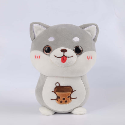 「Debut Sale」Bubble Tea Animal Toy Boba Tea Husky Dog Toy For Kids（Pre-order） - Aixini Toys