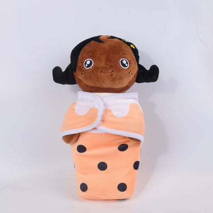 「Debut Sale」Coco Baby Doll Boba Babble Tea Cute Doll Plushie Toy For Kids （Pre-order） - Aixini Toys