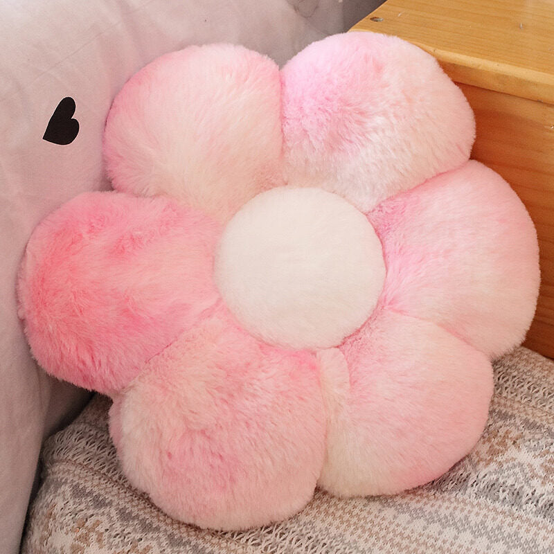 Aixini Flower Plush Throw Pillows, Flower Floor Pillow Seating Cushion Toy