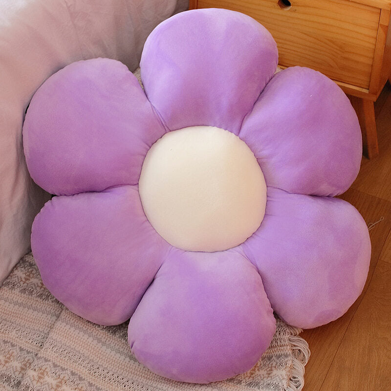 Aixini Flower Plush Throw Pillows, Flower Floor Pillow Seating Cushion Toy