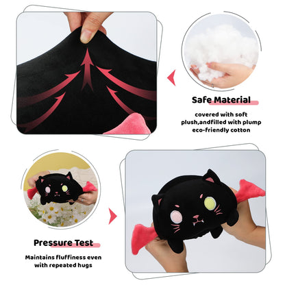 Aixini Halloween Cute Black Cat Stuffed Animal Plush Pillow