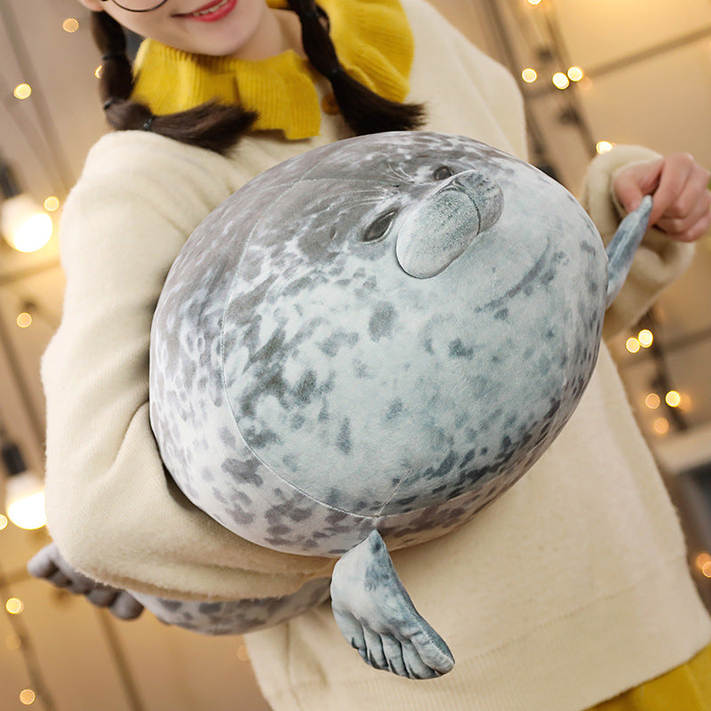 Aixini Chubby Blob Seal Pillow,Stuffed Cotton Plush Animal Toy
