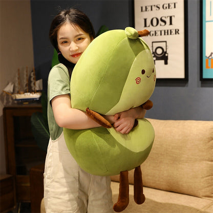 Aixini Cute Cartoon Plush Avocado Kawaii Food Shaped Fruit Pillow