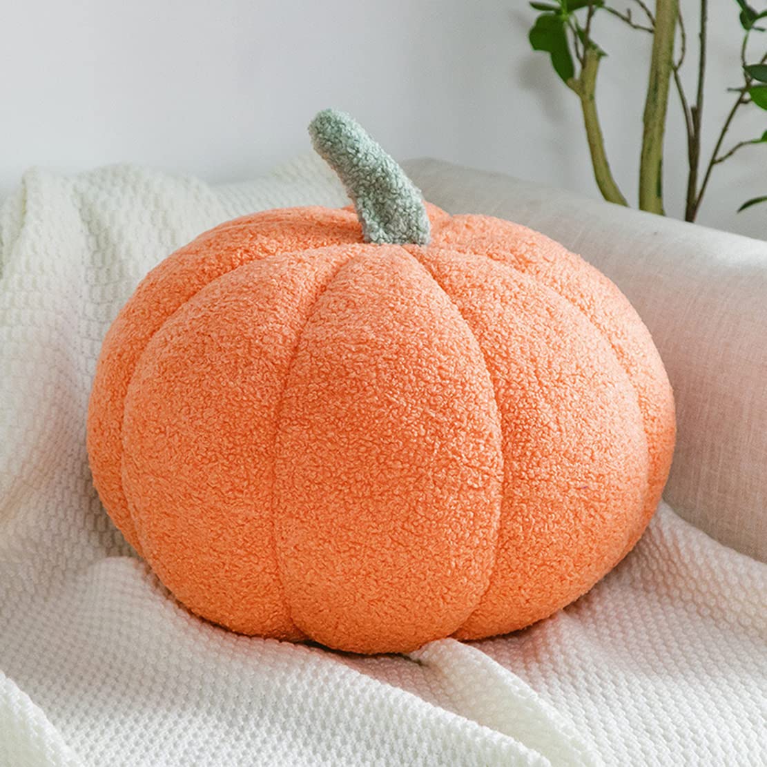 Aixini Halloween-themed 3D Simulated Pumpkin Plush Pillow Sofa Cushion