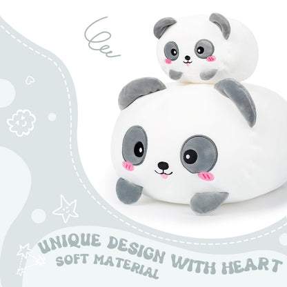 Aixini Cute Panda Stuffed Animals Soft Plush Pillow Toy