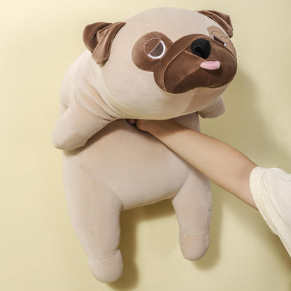 Aixini Cute Soft Lying Pug Dog Stuffed Animal Pillow Plush