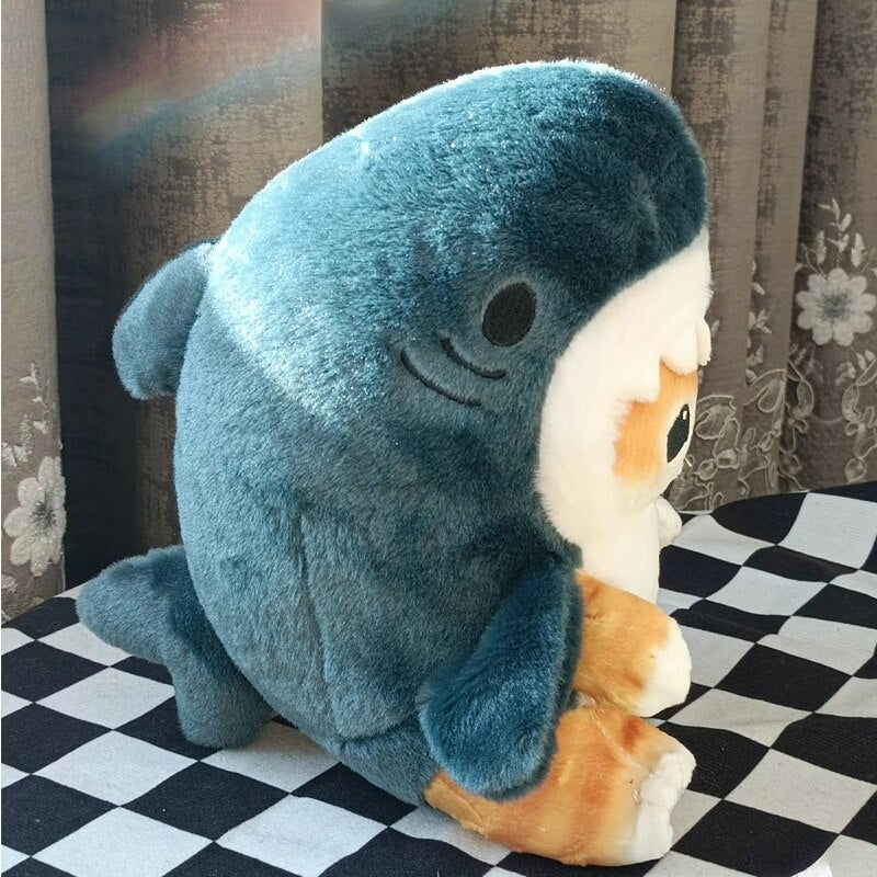 Aixini Cute Shark Cat Plushies Toy Pillow