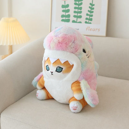 Aixini Cute Shark Cat Plushies Toy Pillow-4