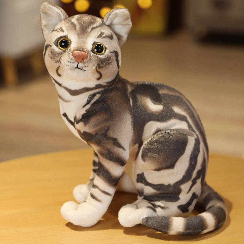 Aixini Lifelike Simulated Cat Stuffed Animal Plush Toy