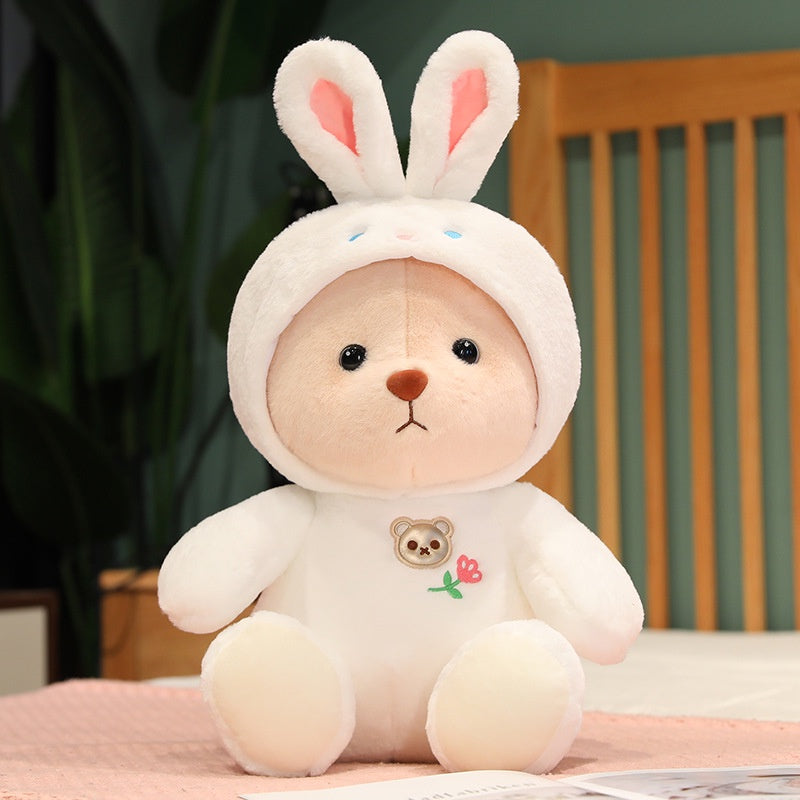 Aixini Cute Bear with Removable Hoodie Plush Toys